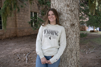 Champion® The University of Wyoming over Cowboys Est. Bucking Horse 1886 Long Sleeve Tee