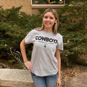 Champion® Women's Tee Shirt Cowboys over Go Pokes