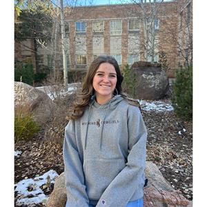 Champion® Women's Hoodie with Embroidered Wyoming Bucking Horse Cowgirls