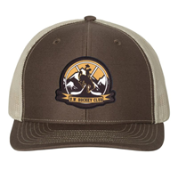 Cap University of Wyoming Club Hockey Patch -  brown