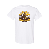 Tee S/S University of Wyoming Club Hockey Circlular Logo -  white