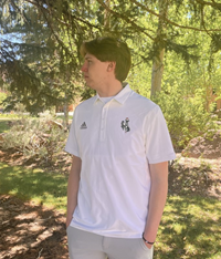 Adidas® One Wyoming Bucking Horse Flag Polo