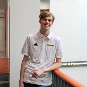 Adidas® Polo with Script Wyoming Embroidered LC