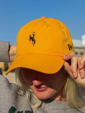 New Era® Adjustable Micro Bucking Horse Logo Cap