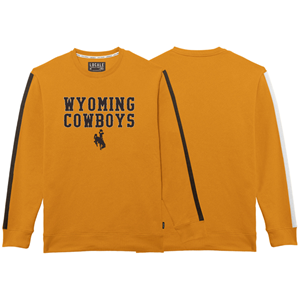 Locale® Wyoming Cowboys Striped Crew - main view