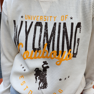 Gameday Social® Wyoming Cowboys over Bucking Horse Waffle Crew -  1