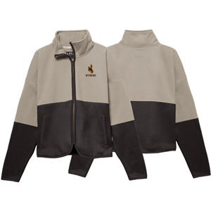 Locale® Emboidered Bucking Horse over Wyoming Full Zip - main view