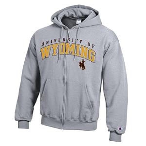 Champion® Arched University of Wyoming Full Zip Hood
