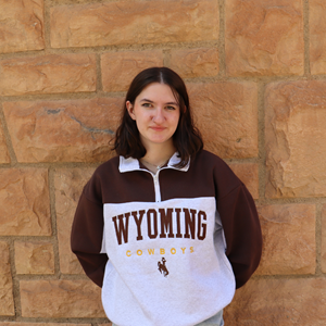 Zoozatz® 1/4 Zip Color Block Wyoming Cowboys BH