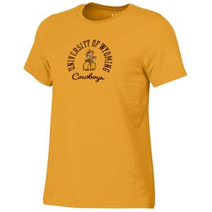 Gear® Short Sleeve Tee University of Wyoming Cowboys with Pistol Pete