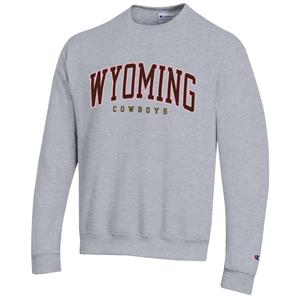 Champion® Arched Wyoming Cowboys Neapolitan Unisex Crew (144491611167) Champion® Arched Wyoming Cowboys Neapolitan Unisex Crew