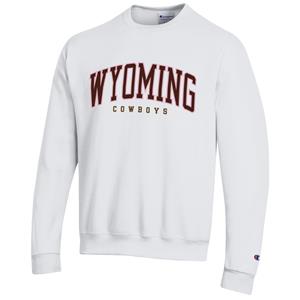 Champion® Arched Wyoming Cowboys Neapolitan Unisex Crew (144491611167) Champion® Arched Wyoming Cowboys Neapolitan Unisex Crew
