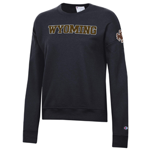 Champion® Wyoming & Chenille Bucking Horse on Left Arm Crew