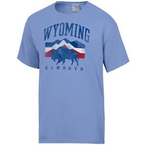 Gear® Comfort Wash Wyoming over Buffalo & Mountains Tee