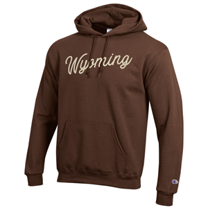 Champion® Wyoming Script Powerblend Hoodie