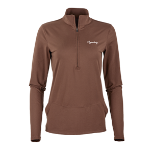Boxercraft® Wyoming Script Flex 1/4 ZIpp -  brown