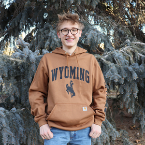 Carhartt® Arched Wyoming over Bucking Horse Hoodie