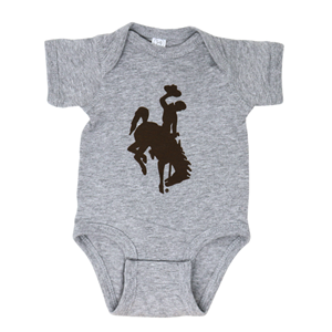 University Store®Bucking Horse Onesie -  grey