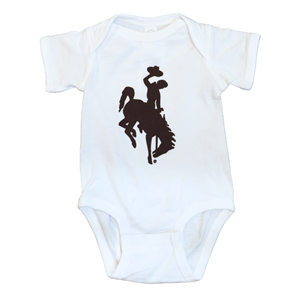 University Store®Bucking Horse Onesie -  white