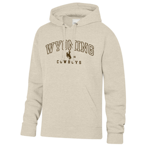 Gear® Arched Wyoming over Bucking Horse Big Cotton Hoodie - main view