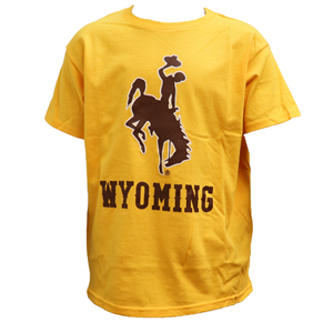 University Store® Bucking Horse over Wyoming Tee -  1