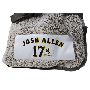 Logo Brands Josh Allen 17 Fleece Blanket -  1