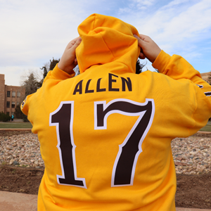 Wildcat Retro®  Wyoming 17 Front and Back Twill Hoodie -  1