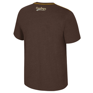 Colosseum® Front Wyoming Back Script Cowboys Tee -  1