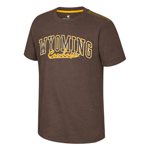 Colosseum® Arch Wyoming over Script Cowboys Tee