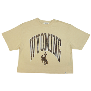 47 Brand® Arched Wyoming Bucking Horse Cropped Tee - main view