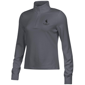 Under Armour® Left Chest Bucking Horse over Wyoming Cowboys 1/4 Zip Jacket - main view
