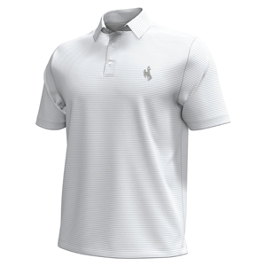 Under Armour® Left Chest Bucking Horse Aura Stripe Polo - main view