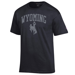 Champion® Wyoming over Bucking Horse Tonal Blackout Tee - main view