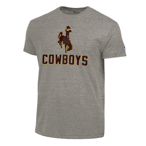 Champion® Bucking Horse over Cowboys Distressed Tee - main view