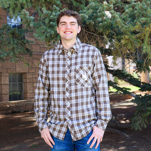 University Store® Bucking Horse Flannel with Wyoming Cowboys - main view