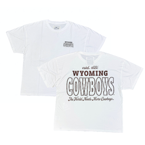 Gameday Social® Embroidered Wyoming Cowboys Tee - main view