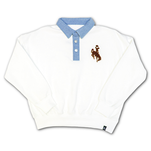 Gameday Social® Denim Collar Crew - main view