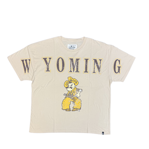 Gameday Social® Large Wyoming Across Sleeves Pistol Pete Tee - main view