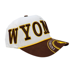 Gameday Social® Wrapped Wyoming with Seal on Brim Cap - main view