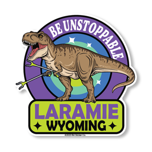 Rocky Mountain Sticker® Be Unstoppable T-Rex Sticker - main view