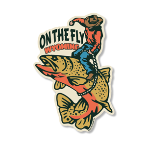 Rocky Mountain Sticker® On The Fly Fish Sticker - main view