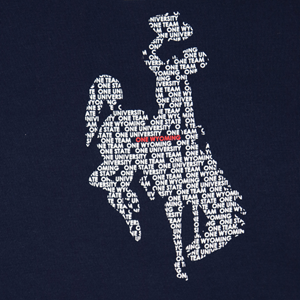 Adidas® One Wyoming Text Bucking Horse Hoodie -  1