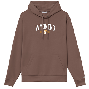 League® Embroidered Wyoming over EST W 1886 Hoodie - main view