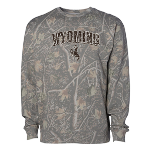 Cowboy Customs Camo Wyoming over Bucking Horse Crew - main view