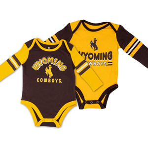 Colosseum® Wyoming Cowboys Onesie 2 Pack - main view