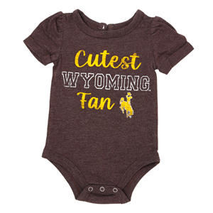 Colosseum® Cutest Wyoming Fan Onesie - main view