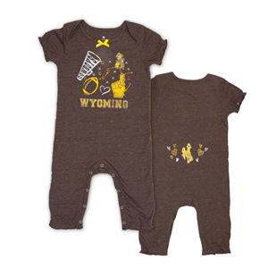 Colosseum® Pistol Pete Wyoming Football Romper - main view