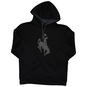 Colosseum® Charcoal Bucking Horse Hoodie - main view