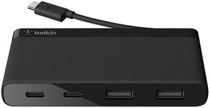 Belkin USB-C 4-Port Mini Hub, 2x USB & 2x USB-C - main view