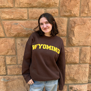 Hype and Vice Embroidered Wyoming Crew